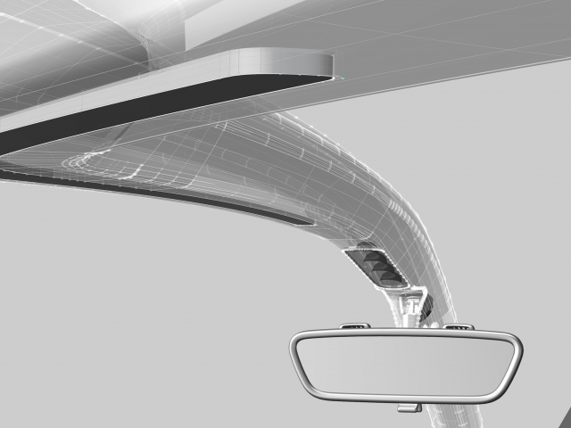 CAD-Ansicht-eines-Interieurs-in-weiß-grau-gehalten-mit-rückspiegel