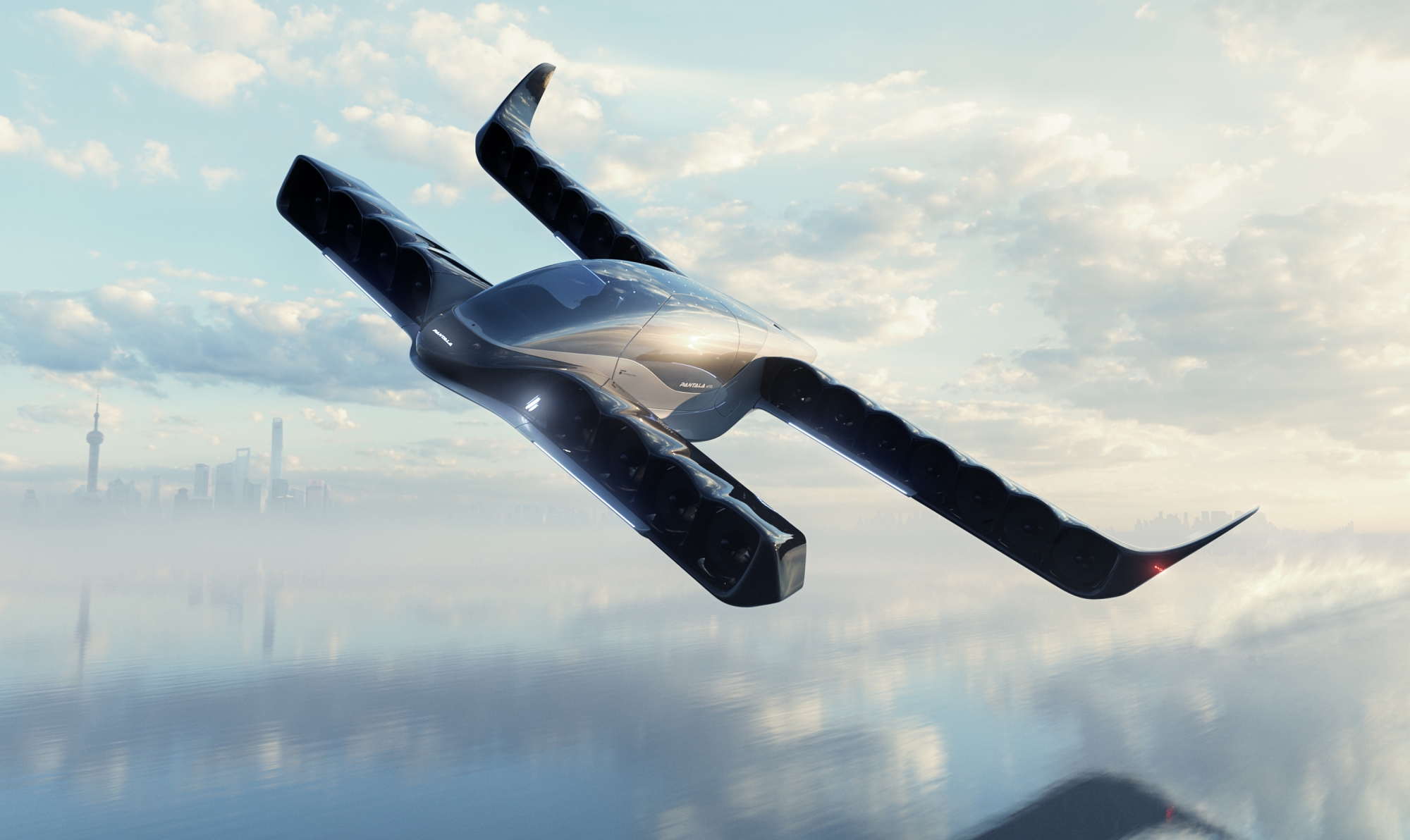 Rendering-eines-Flugmodells