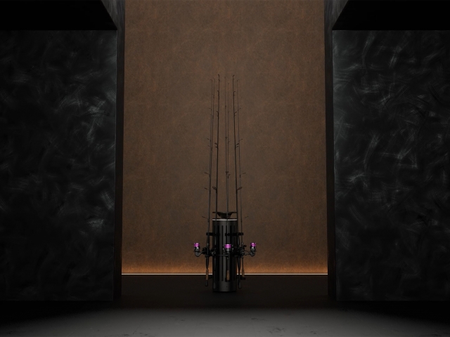 product-Kraken-between-two-black-walls-with-indirect-orange-light-image-is-very-dark