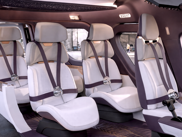 rendering-of-the-interior-of-the-Range-LE-200-with-a-total-of-four-cream-white-seats-and-purple-seatbelts-golden-details-and-industrial-hall-in-the-background