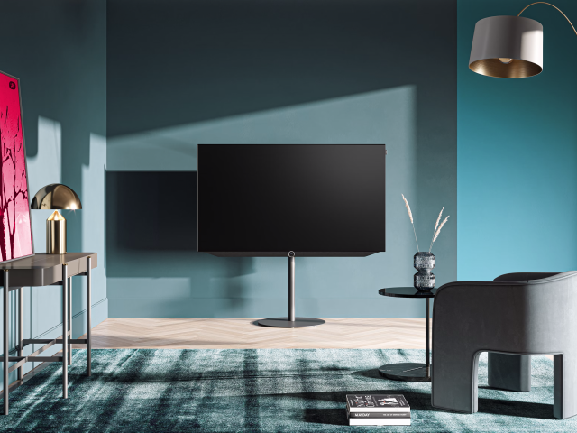 Color-mood-image-in-blue-of-a-modern-living-room